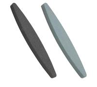 Granos 180 & 240 Piedras de Afilaren Carburo de Silicio y Óxido de Aluminio, Afilador de Cuchillos, Hachas, Tijeras de Jardín, Hoces y Cuchillas de Cortacésped