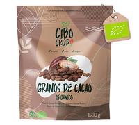 Granos de Cacao Crudo Orgánico - 1.5 Kg. Cacao Puro de Peru. Grano o Nibs 100% Puro y Natural de la Planta Theobroma. Sabor Intenso Aromático y Amargo.