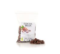 Granos de cacao enteros 500 g Granos de cacao crudos de primera calidad Origen natural Aroma intenso Ingrediente versátil para repostería, elaboración de chocolate e infusiones