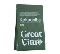 Granos de cacao orgánicos, 400 g, alimento crudo de cacao, ideal como topping, producto natural sin aditivos de Perú/GreatVita