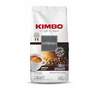 Granos de Café Enteros Kimbo Intenso, Ideal para Espressos, Bolsa 1kg