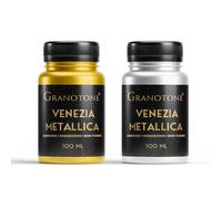 GRANOTONE Acrílico Venezia Color metálico, pintura acrílica metálica brillante y que no se decolora con pigmentos ricos | Colores metálicos no tóxicos ideales para niños, artistas y principiantes | Pa