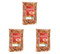 GRANOVITA Muesli Crujiente Fresas Cereales - 750g (8423266500329) (Paquete de 3)