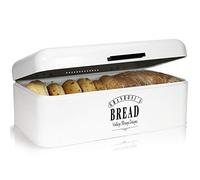 Panera Delaware de metal 42 x 16 x 24,5 cm tapa abatible agujeros de ventilación