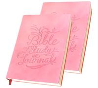 Granrouto Diario de estudio bíblico con método S.O.A.P, 2 piezas de diario de oración y cuaderno de notas de las Escrituras para mujeres, hombres, regalos devocionales cristianos y suministros de fe