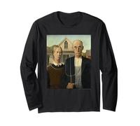 Grant Wood American Gothic Manga Larga