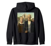 Grant Wood American Gothic Sudadera con Capucha
