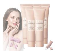 Grantadmit Purifying Exfoliating Gel,Neslemy Galactomy Purifying Enzymes Exfoliating Gel,Quarxery Tanrewsis Gentle Deep Cleanser For All Skin Types,Facial Scrub For Body & Face (5pcs)