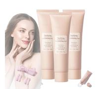 Grantadmit Purifying Exfoliating Gel,Neslemy Galactomy Purifying Enzymes Exfoliating Gel,Quarxery Tanrewsis Gentle Deep Cleanser For All Skin Types,Facial Scrub For Body & Face (3pcs)