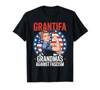 Grantifa Grantifa Grandmas Against Fascism Flag Resist No Kings 50501 Camiseta