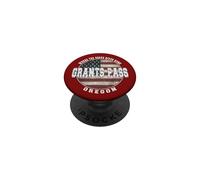 Grants Pass Oregon, Bandera Americana Vintage PopSockets PopGrip Adhesivo