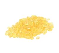 Gránulos de extensión de cabello de 100g, puntas de pegamento de grano termofusible amarillo, cuentas transparentes para hacer extensiones de cabello de peluca