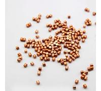 Gránulos de metal de cobre de 10 gramos, 99,9999% puro, gránulos de 3 mm x 3 mm for embalaje LED e investigación científica