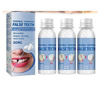 Gránulos de reparación, cuentas temporales y relleno para dientes faltantes y rotos, adhesivo para dientes falsos, 30 ml