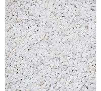 Gránulos decorativos blancos como decoración de colores - 5 kg de arena gruesa decorativa Ø 2-3 mm para vasos, jarrones
