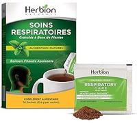 Gránulos herbales Herbion Naturals para el cuidado respiratorio - 10 gránulos para toda la familia - Favorece la salud de las vías nasales y la función respiratoria - Síntomas - Fortalece el sistema i