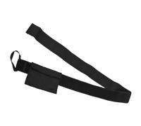 Graootoly 1 correa de diálisis peritoneal PD soporte para catéter con bolsa de de poliéster negro para tubo de alimentación de tubo de transferencia de clavijas de tubo de fijación