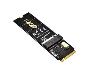 Graootoly 1 Unidades M.2 KEY-M a KEY A-E/E Adaptador Riser Tarjeta Riser Tarjeta Negro para M.2 NGFF PCIE Protocolo Módulo de Tarjeta de Red Inalámbrica