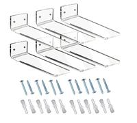 Graootoly 6 Pack Floating Shoe Display,Shelves Wall Mount Levitating Shoe Display Stand for Sneaker Collection or Box