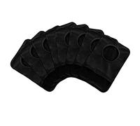 Graootoly 8 bolsas elásticas lavables para mujeres y hombres, protector de cuidado, color negro