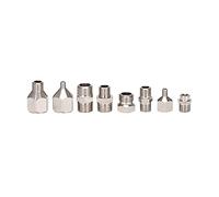 Graootoly 8 piezas Airbrush Flexible Adapter Fitting Connector Set for Compressor and Airbrush Hose