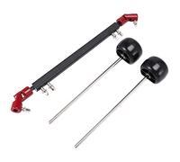 Graootoly Barra de conexión de eje de transmisión de tambor doble con 2 martillos de tambor de cabeza para accesorios de de tambor