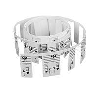 Graootoly Calcomanía de notas de piano extraíble para teclado de piano, etiquetas de notas de piano electrónico, pegatina de sonido de piano personal, tecla de piano de 88 teclas, tamaño completo