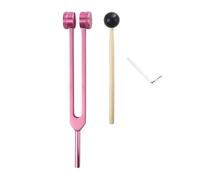 Graootoly L69A 256 Hz Horquilla de afinación Instrumento de curación médica con martillo Una herramienta de reparación de biocampo humano Diapa Son (rosa) Duradero