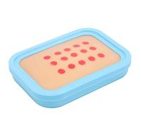 Graootoly Modelo de entrenamiento de inyección intradérmica, práctica de inyección hipodérmica de silicona, con punto de inyección, para enfermera