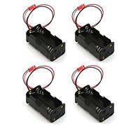 Graootoly Paquete de 4 contenedores de batería de 6 V 4 x AA, caja de soporte para receptor de enchufe JST para Redcat 1/8 1/10 RC Nitro Car Truck