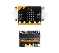 Graootoly Placa base Microbit V2.0 Plástico Negro+Metal Introducción a la Programación Gráfica en Python Programmable Learning