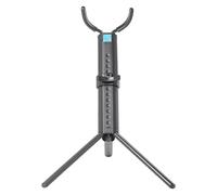 Graootoly Soporte de saxofón plegable portátil con base de pierna de metal plegable para saxofón