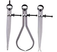 Graootoly Spring Inside Outside Divider Caliper Set 8-Inch Machinist 3-Pack