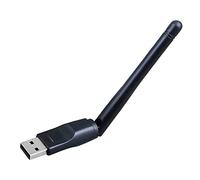 Graootoly Tarjeta de red inalámbrica de monitoreo USB 2.0 USB 2.0 del receptor WIFI del 150M con la antena