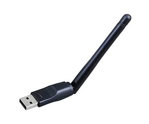 Graootoly Tarjeta de red inalámbrica de monitoreo USB 2.0 USB 2.0 del receptor WIFI del 150M con la antena