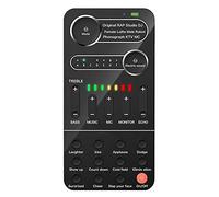 Graootoly Tarjeta de sonido en , cambiador de voz con mini micrófono, auriculares, micrófono de mano cambiador de voz máquina