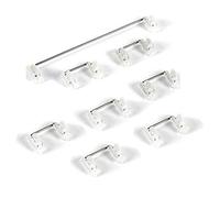 Graootoly Teclado mecánico Cherry Mx Switch Montado en PCB Estabilizador de cereza Transparente Transparente 6.25U Modificador Estabilizador de Tecla