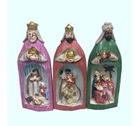 Graootoly Three Men Nativity Set Resin Crafts Three Roman Nativity Set Abstract