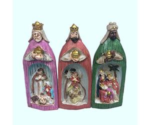 Graootoly Three Men Nativity Set Resin Crafts Three Roman Nativity Set Abstract