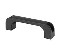 Graootoly Tirador rectangular de plástico negro para armario de puerta, 13,2 cm