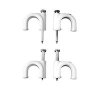 Grapa Blanca Cable Manguera Tubular 2X1,5 Nº 7 (Caja 100Uni)