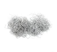 Grapa caliente plana de 0,8 mm, 1000 grapas precortadas, acero inoxidable para reparación de grapadoras de plástico, compatible con herramientas de soldadura de grietas de parachoques