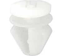 Grapa de Moldura Cinturón de Caja para Vehículos Opel, 16,25 mm, blanco, 12 unidades