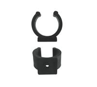 Grapa negra para pata mueble regulable