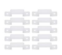 Grapa Plástica Fijacion Para Montaje Tiras LED 220v de 14mm Anchura (Pack 10)