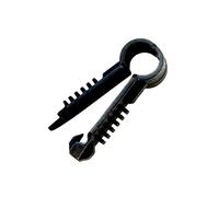 Grapa Taco para Cable 6-7mm Negra (100u.) GT66NE