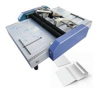 Grapadora automática de folletos, 2 en 1, plegable y encuadernadora de papel para escuelas, imprentas, oficinas, fábricas