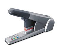 Grapadora de cartuchos de alta resistencia Rapid 02892, capacidad para 80 hojas, color plateado