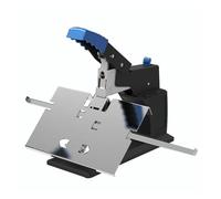 Grapadora de escritorio de metal resistente, grapadora manual para sillín o grapado plano, grosor máximo de 6,5 mm, ideal para amplias aplicaciones