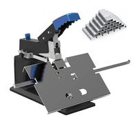 Grapadora de Escritorio de Servicio Pesado, Grapadora Plana de Silla, Máquina Plegadora de Folletos A3, A4 con 1,000 Grapas, Grapadora Manual de Escritorio Para Folletos, Máquina de Encuadernación